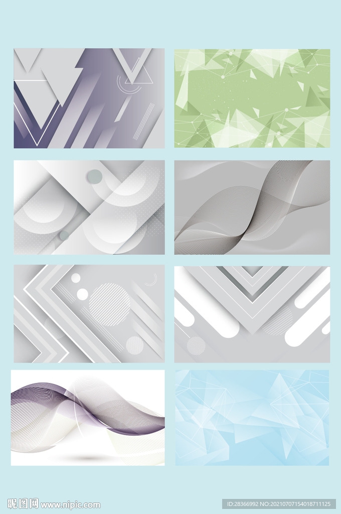 浅色展板科技背景