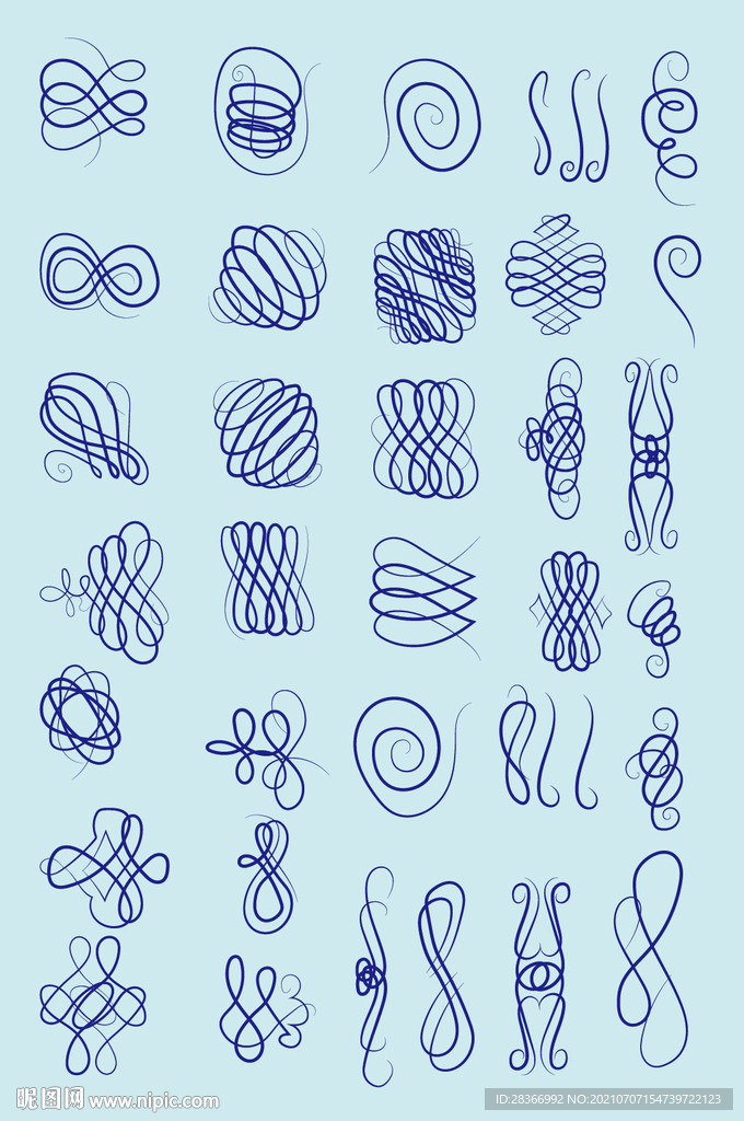 欧式矢量花边花纹边框