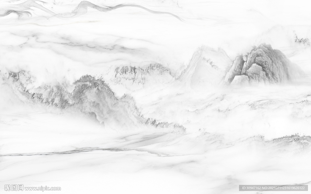 最新 山水雅士白 tif合层画