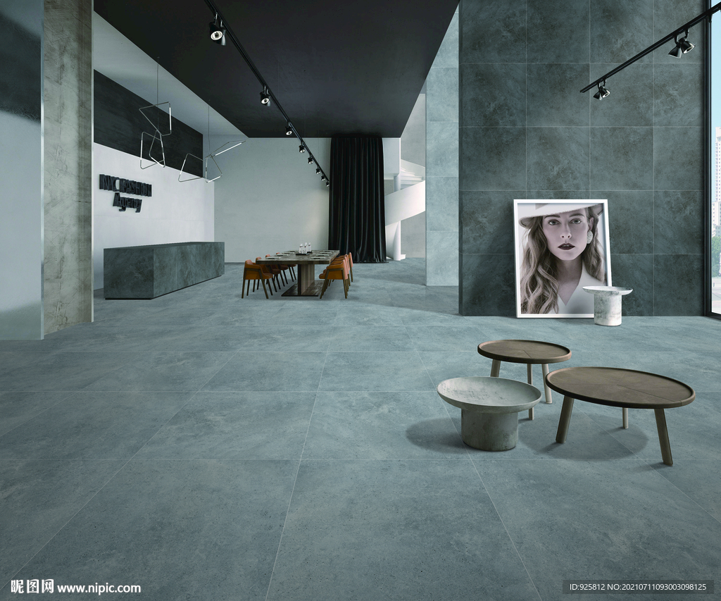 大厅仿古砖应用