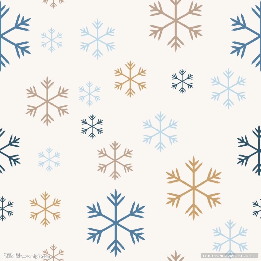 雪花 硅藻泥矢量图