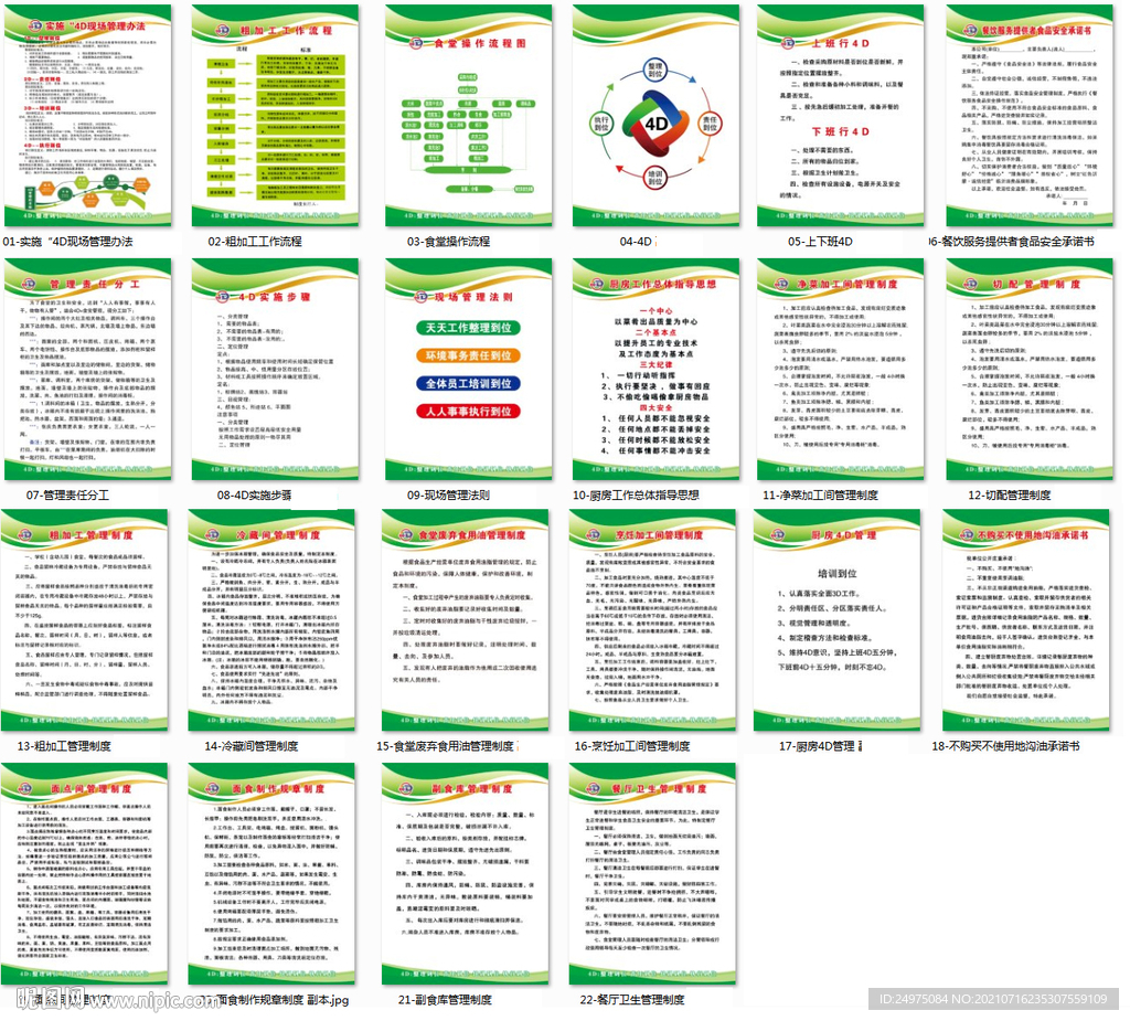 厨房 餐厅4D管理制度