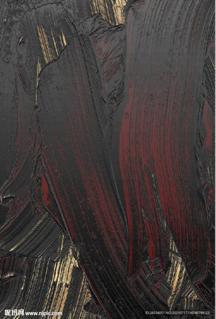 侘寂风抽象金色斑驳纹理装饰画