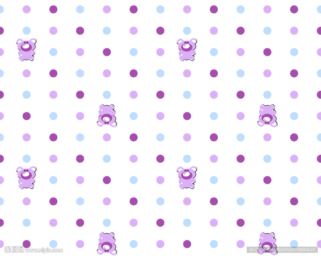 大牌卡通圆点公仔