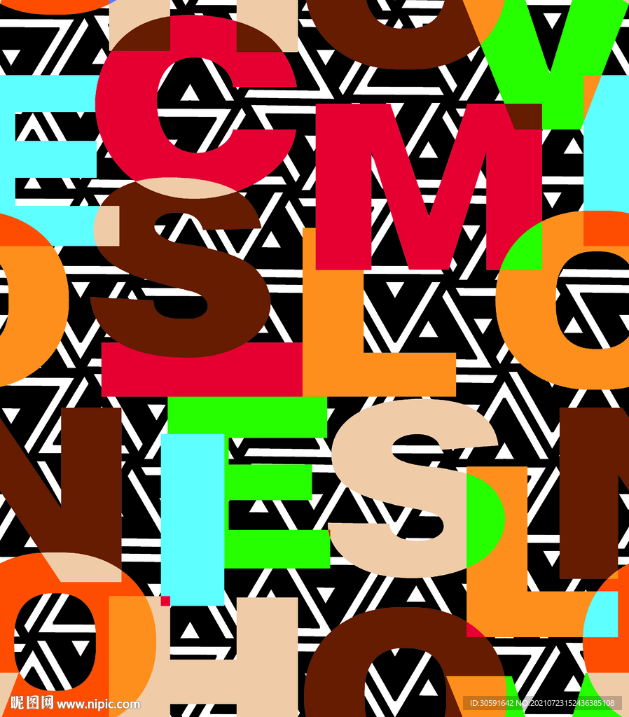 大牌  字母   数码印花  