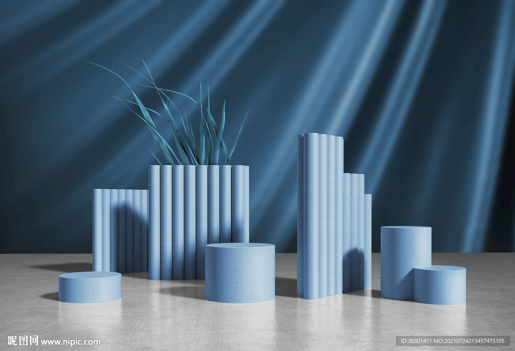 C4Dbanner展台海报背景