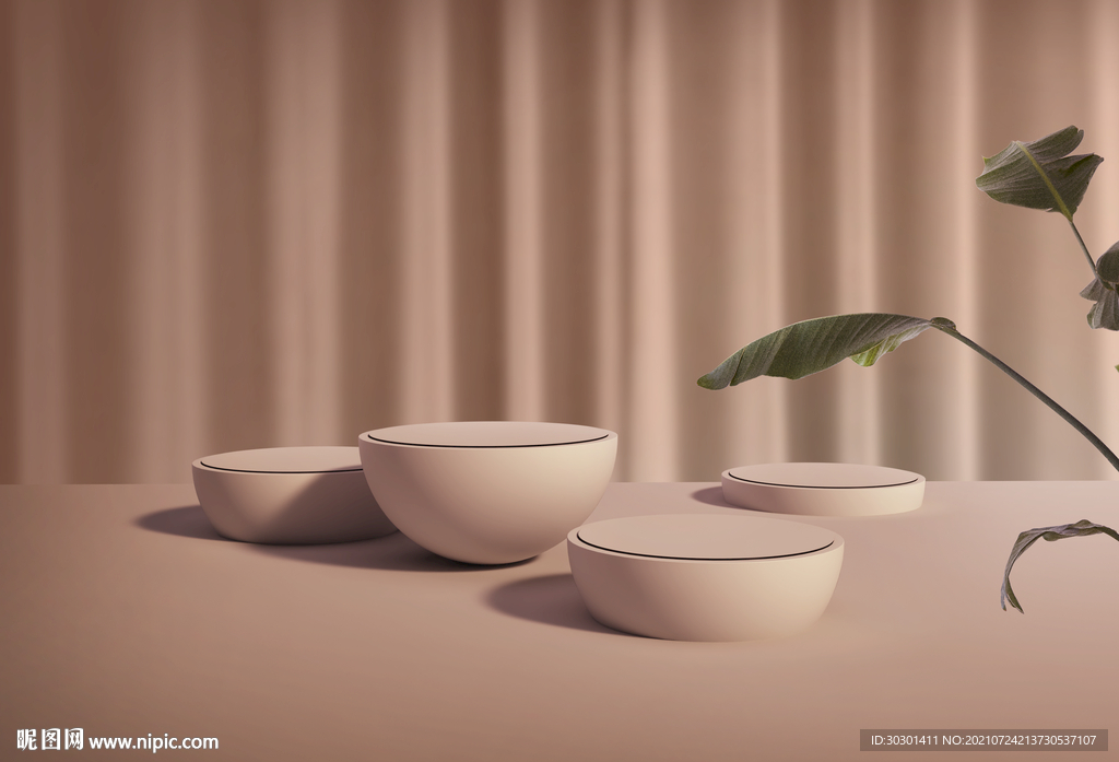 简约场景3D背景