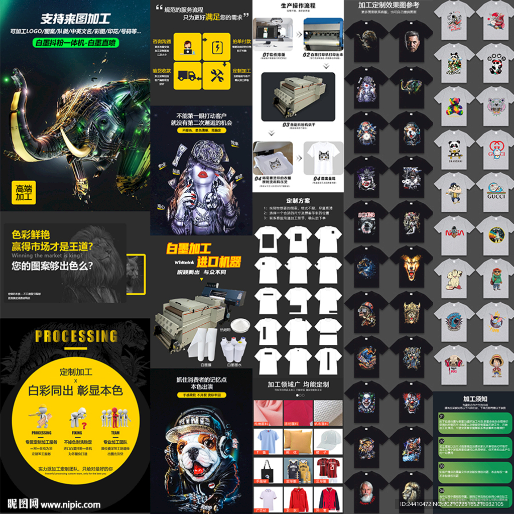 个性定制来图加工详情