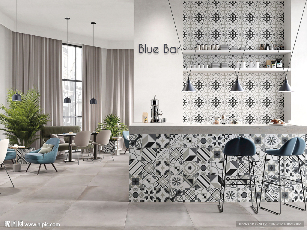 陶瓷效果铺贴图