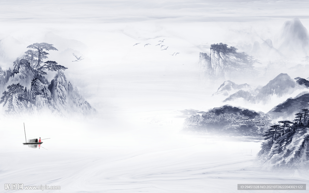 大气意境新山水 tif分层图