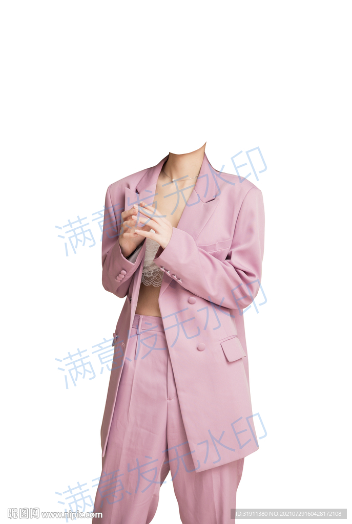 女生形象照模板