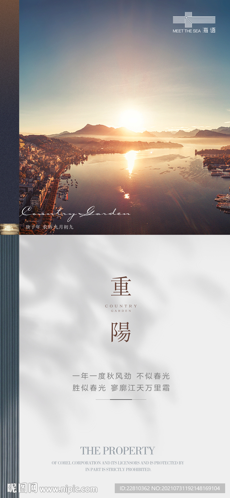 重阳节单图微信海报