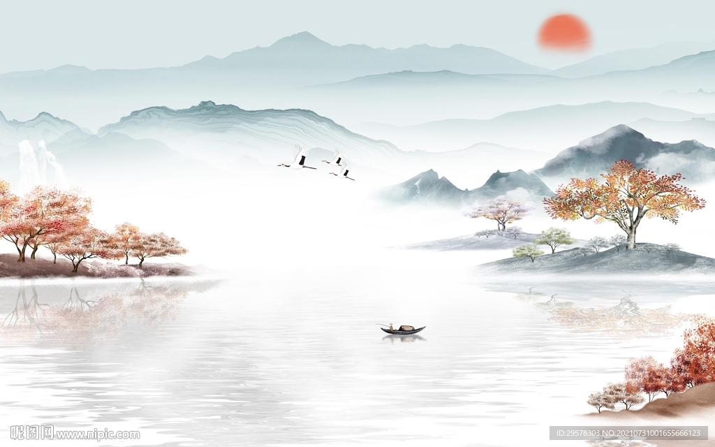 高清 风景山水 tif文件分层