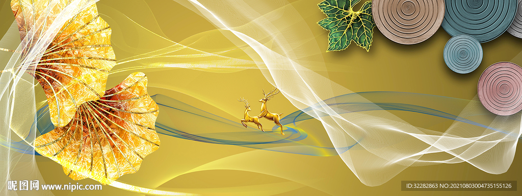 高档 装饰床头画 TIF分层图