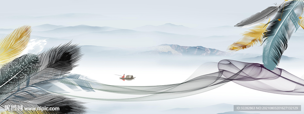 新款晶瓷床头画 TIF分层图