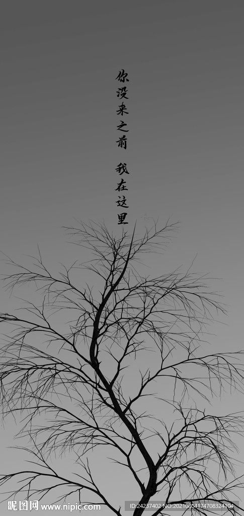 手机壁纸 你没来之前