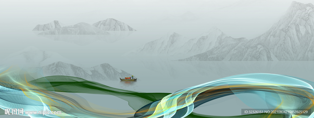 人气晶钻床头画 TIF分层图