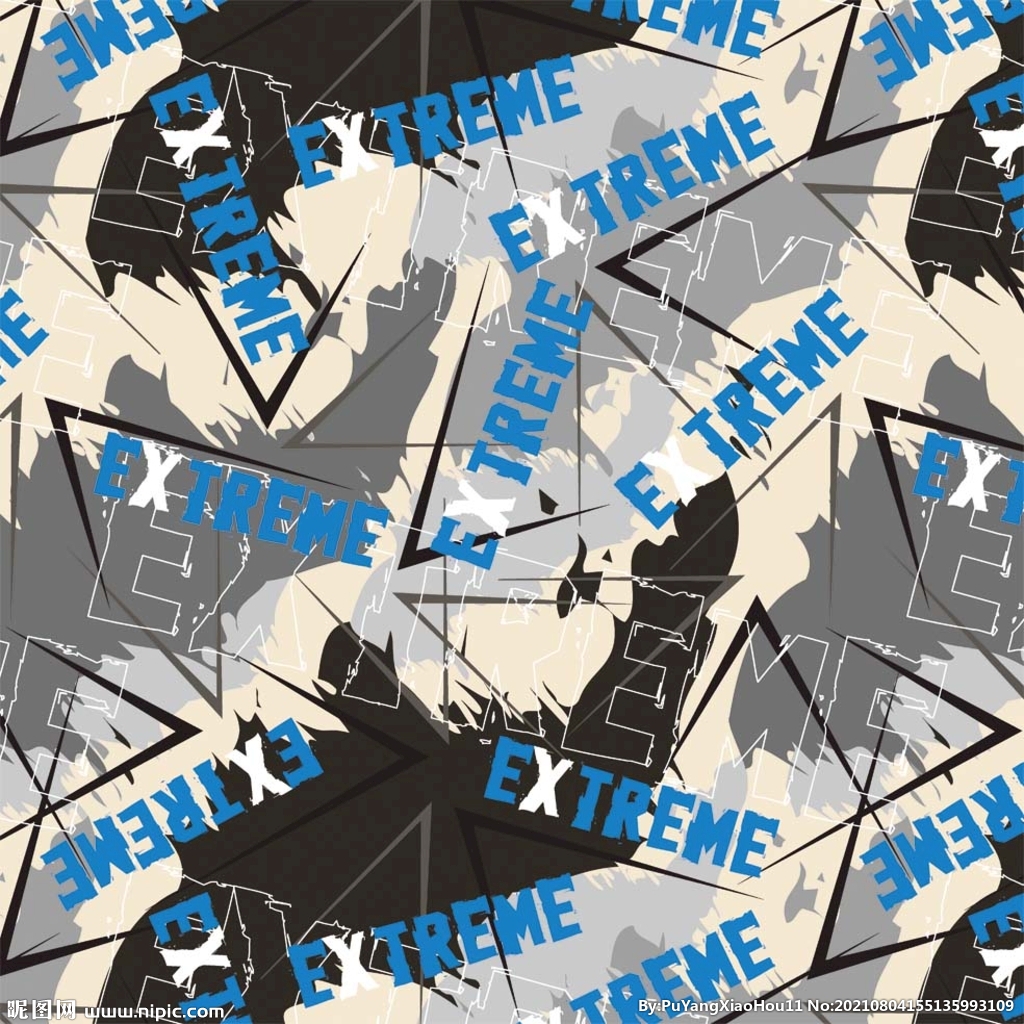 字母 泥点 迷彩 几何