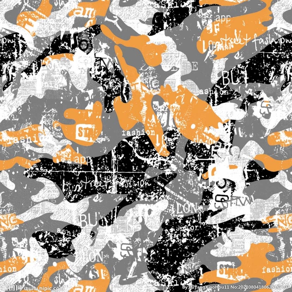 泥点 迷彩 字母  几何