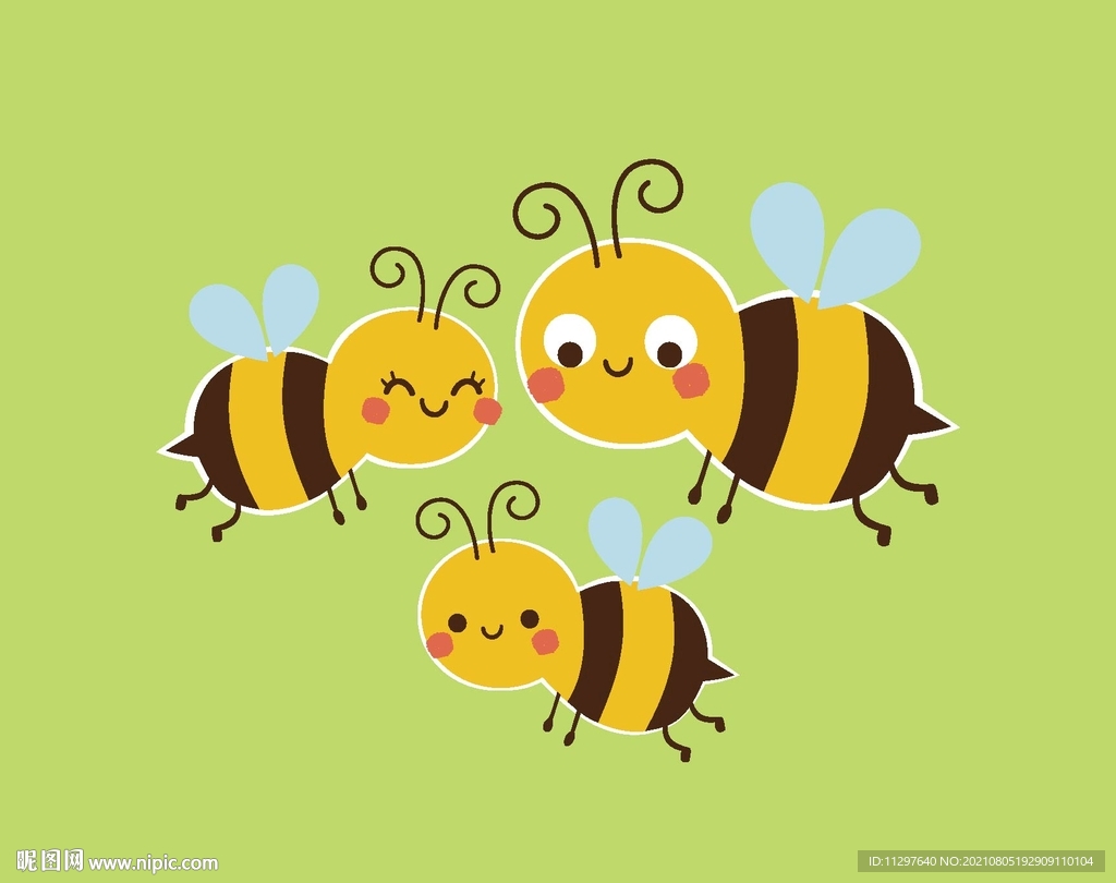 卡通小蜜蜂