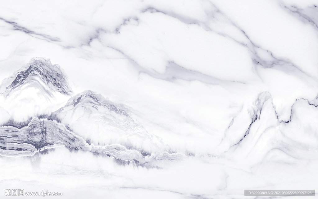 爵士白灰色最新山水 TIF分层