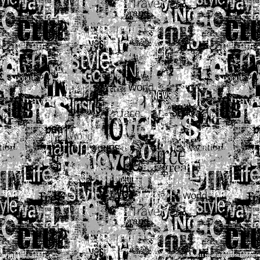 泥点 字母 迷彩