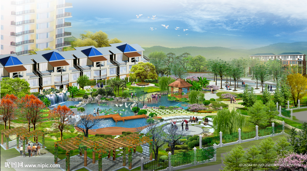 园林环境效果图