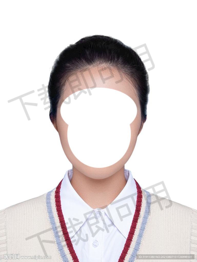 女生jk衣服模板