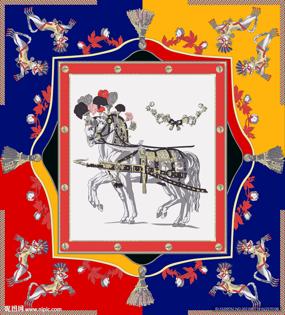 马 方巾 大牌 男装 