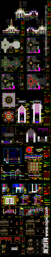 西双版纳度假酒店施工图