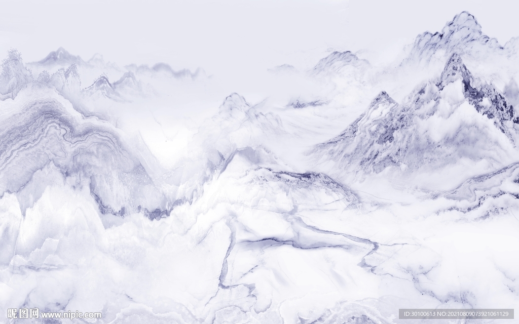 现代客厅山水 TIF文件