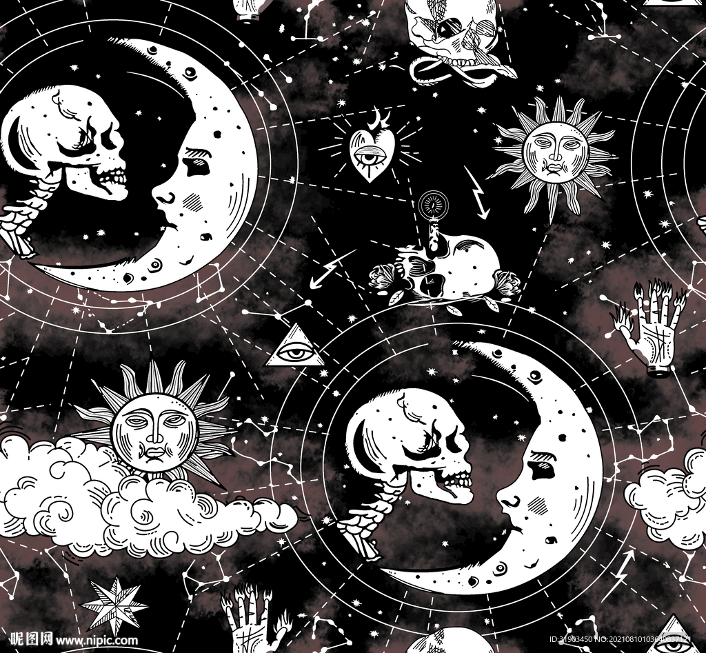 数码印花  太阳