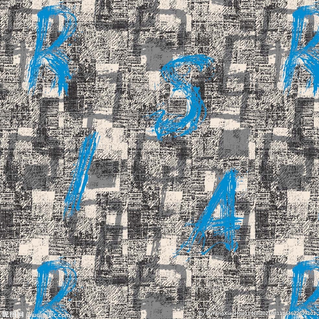 几何 迷彩 字母