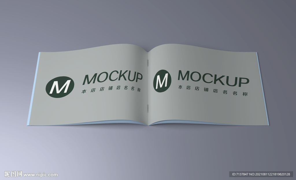 画册宣传册样机