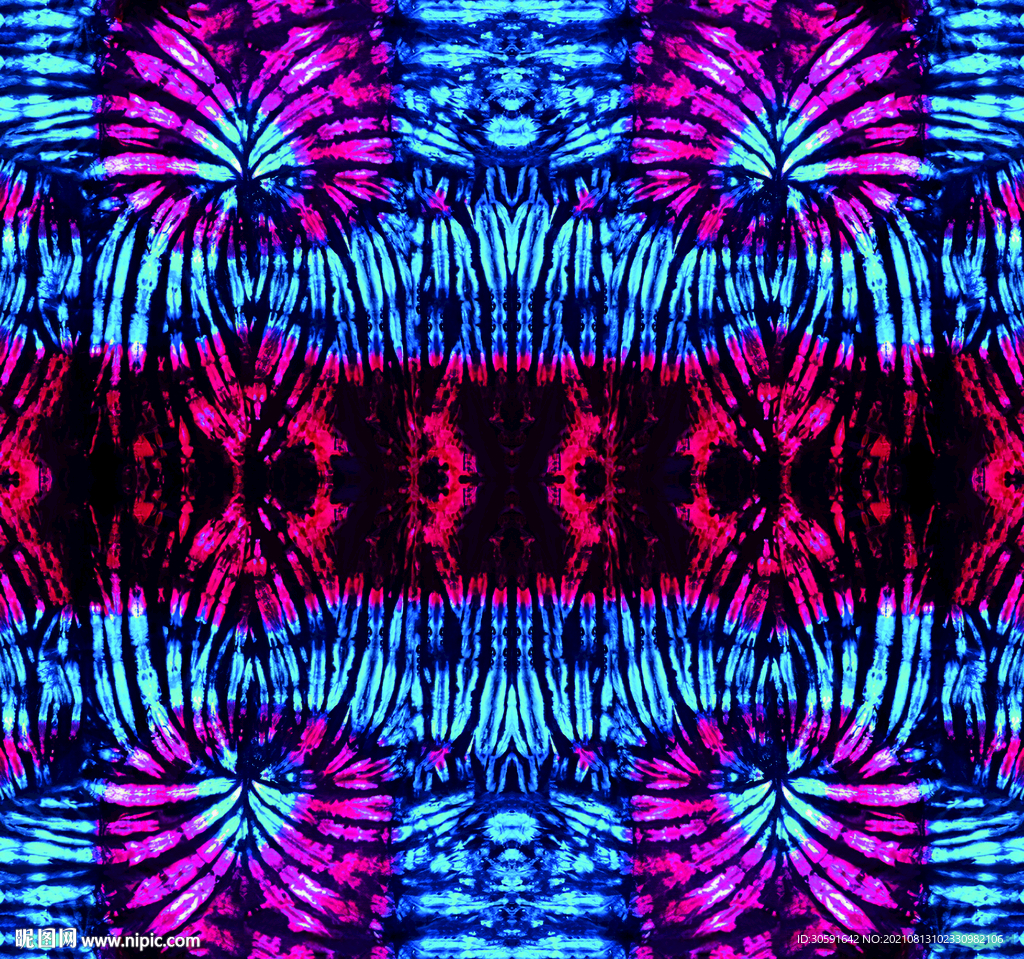 扎染   大牌   数码印花 