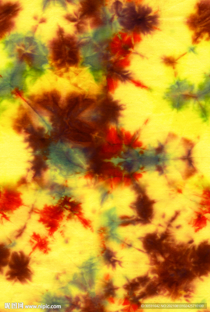 扎染   大牌   数码印花 