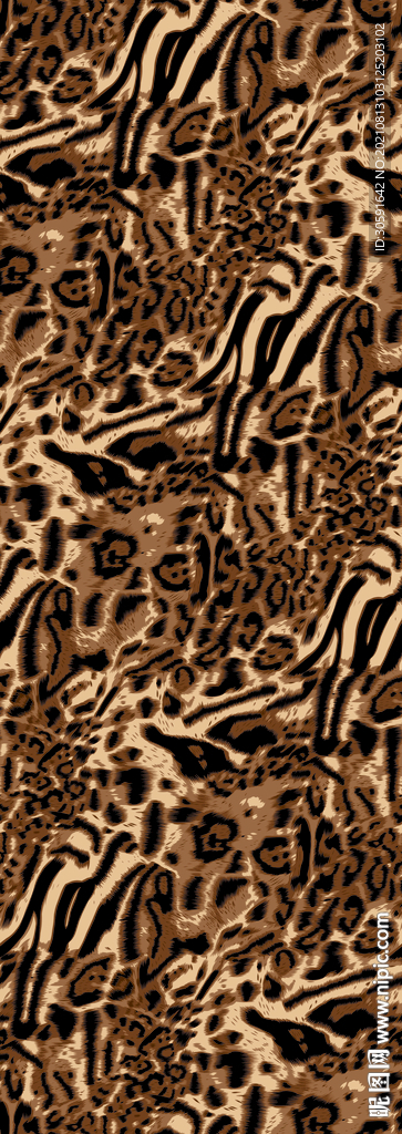 豹纹  大牌     数码印花