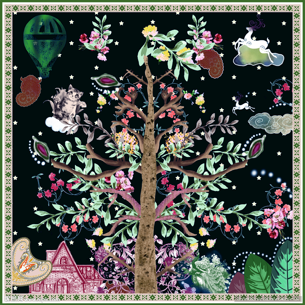 大牌 方巾 丝巾