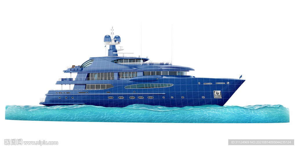 游艇轮船模型样机PSD素材