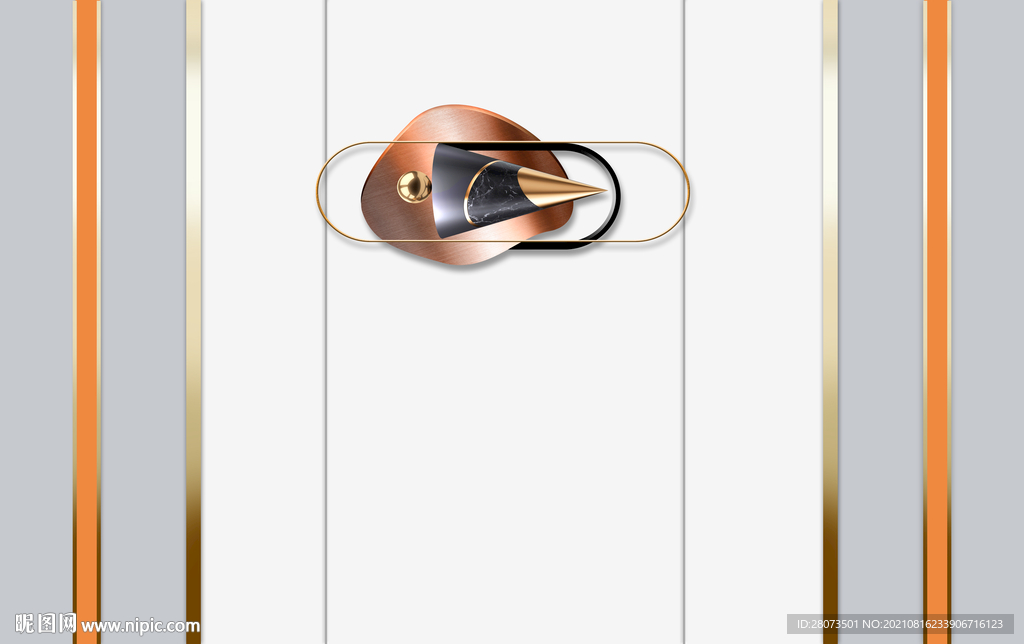 新款后现代简约背景墙