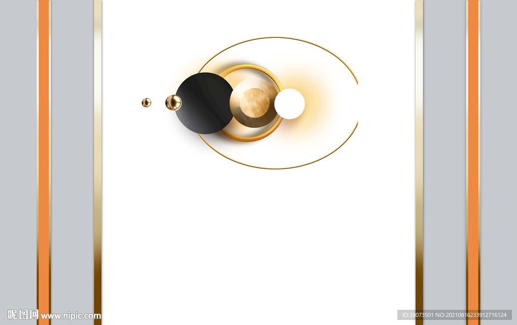 新款后现代简约风背景墙