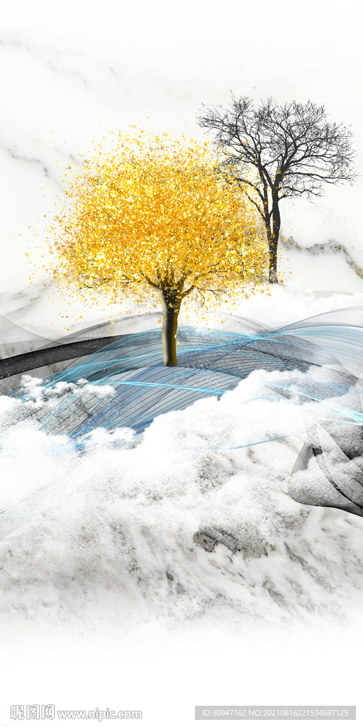 简约最新版玄关 TIF分层画