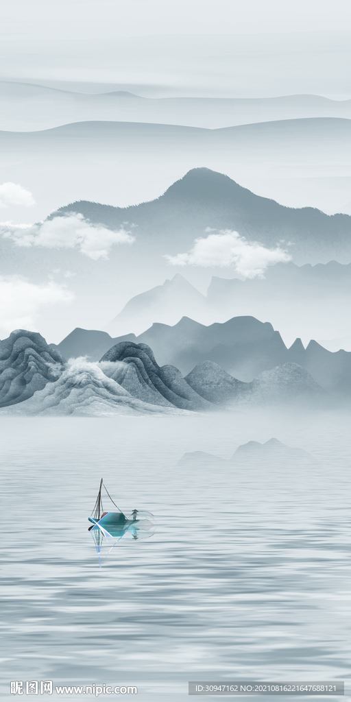 中式最新版玄关 TIF分层画