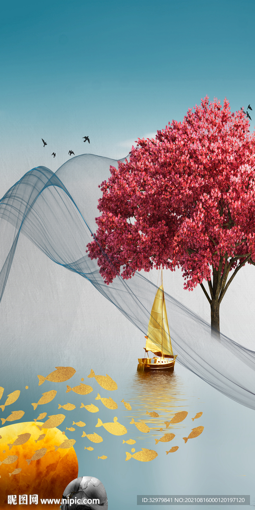 大气高清玄关新画 TIF分层