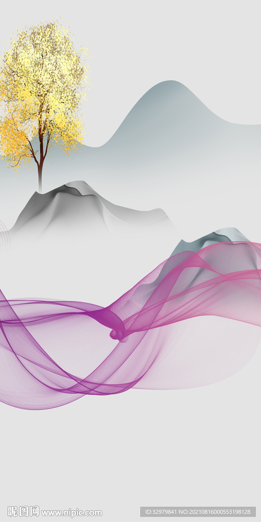 线条玄关新画 TIF分层图 