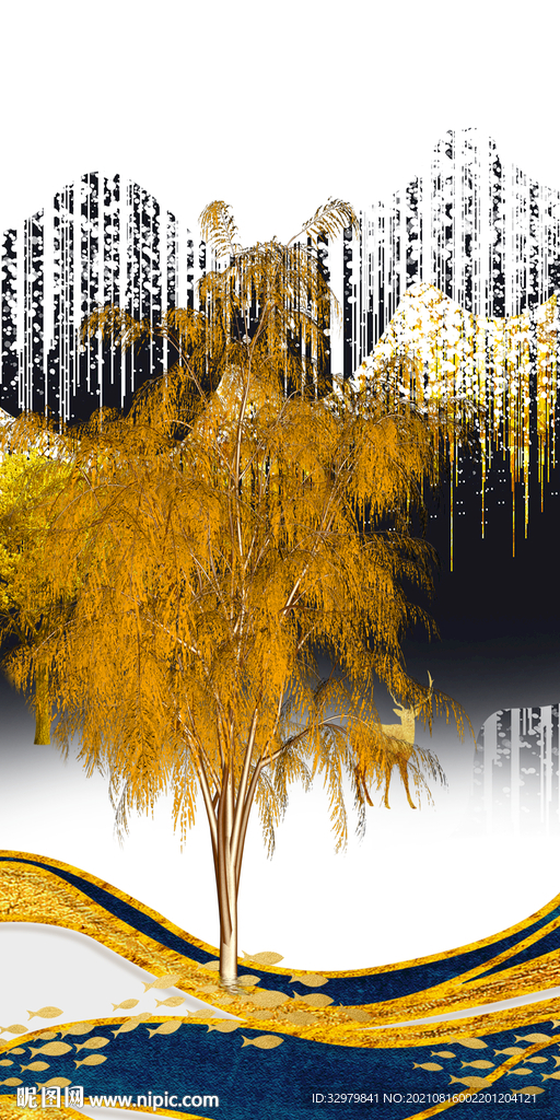 豪华 高清玄关新画 TIF分层