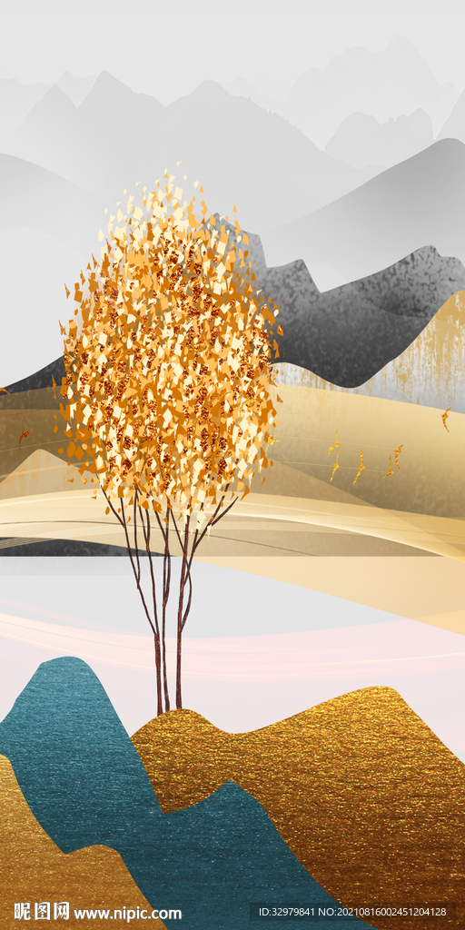 大气玄关现代框画 TIF分层