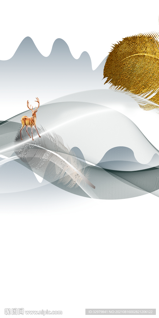 简约 新玄关画 TIF文件分层