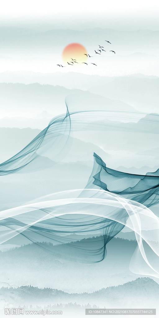 最新高端玄关画 TIF分层图