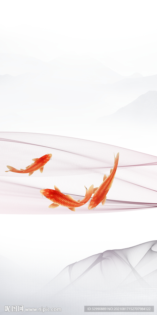 人气 无框玄关山水 TIF分层